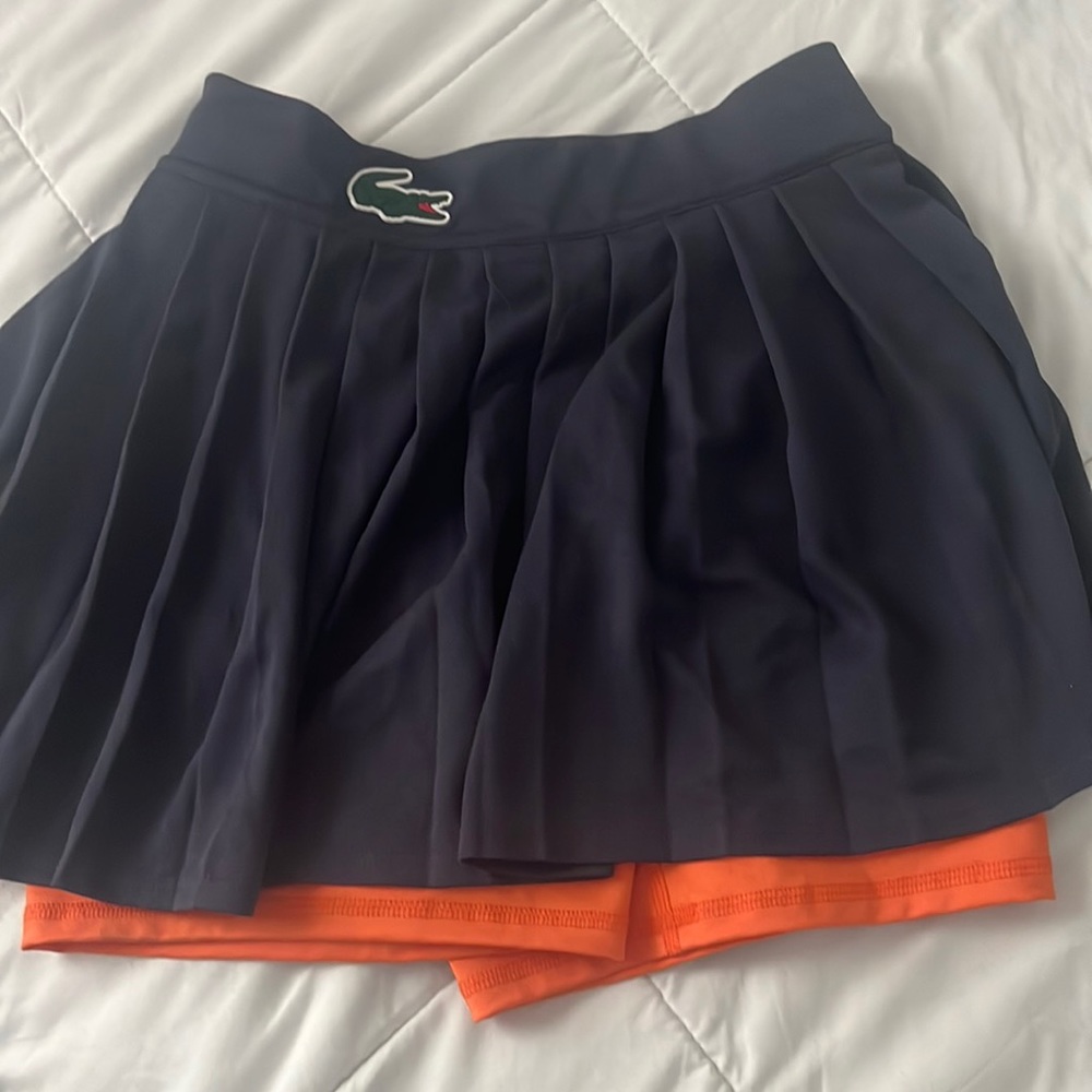 lacoste miami open tennis skirt